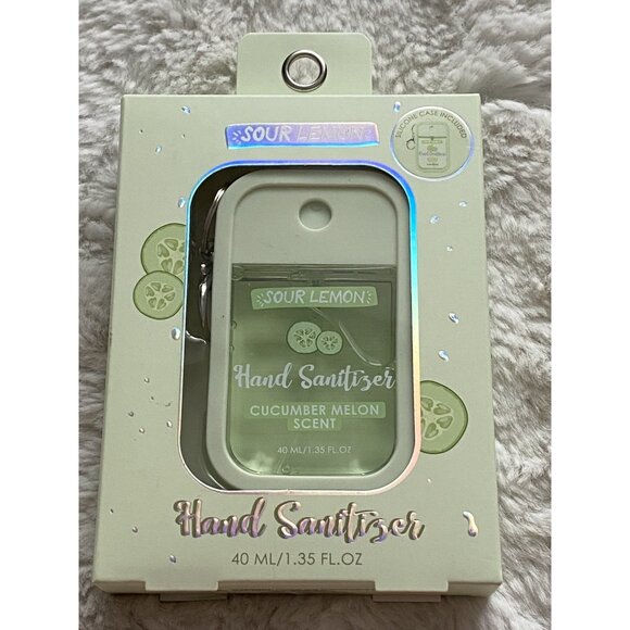 Sour Lemon Scented Hand Sanitizer Spray 1.35  Fl Oz Cucumber Melon Scent NEW - Picture 1 of 11